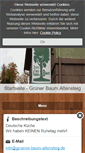 Mobile Screenshot of gruener-baum-altensteig.de