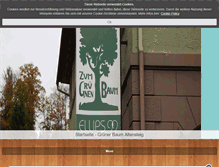 Tablet Screenshot of gruener-baum-altensteig.de